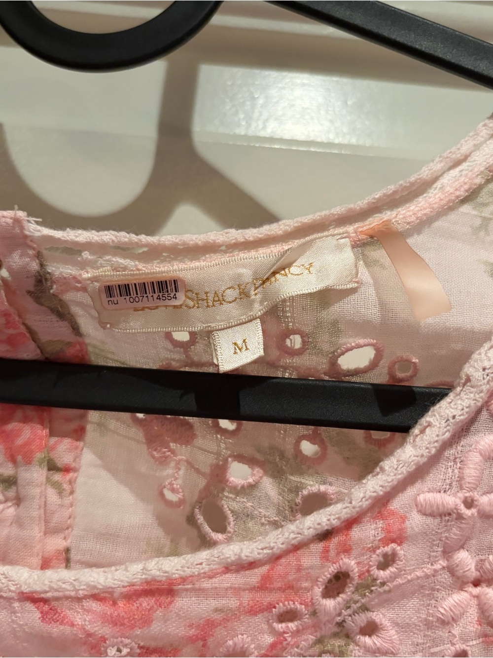 LoveShackFancy Pink Floral Mini Dress - Picture 4 of 6